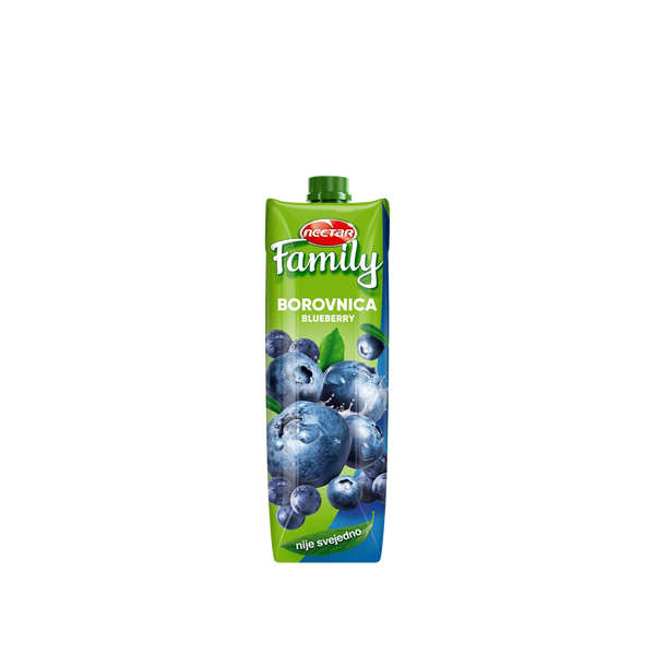 Nectar Family Borovnica 1L